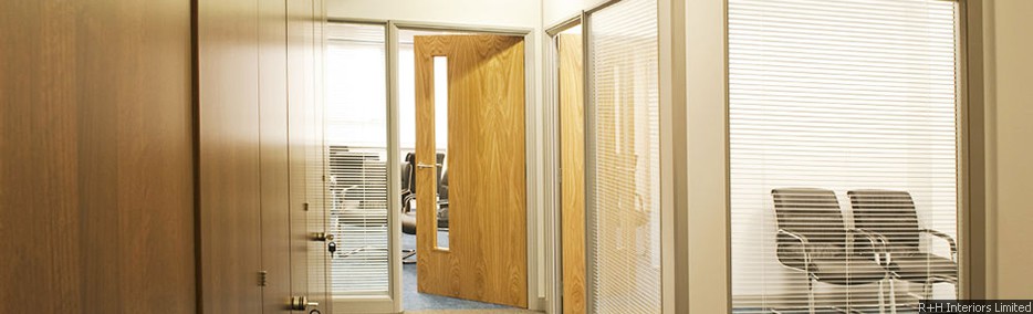 Office Partitioning Integral Blinds