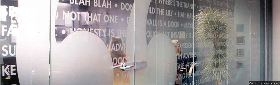 Graphics and Manifestation for Glass Partitioning