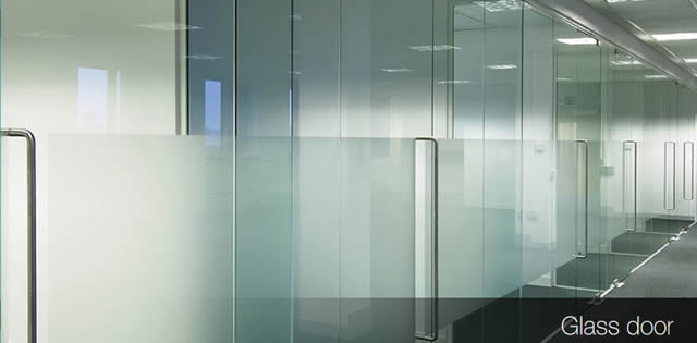 glass doors for office partitioning